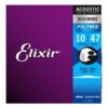 מיתרים לגיטרה אקוסטית אליקסיר - 10-47 -  Elixir 11000 POLYWEB 80/20 Bronze