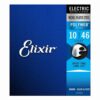 מיתרים לגיטרה חשמלית אליקסיר - 10-46 -  Elixir 12050 POLYWEB Nickel Plated Steel