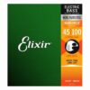 מיתרים לגיטרה בס אליקסיר - 45-100 - Elixir 14052 NANOWEB Nickel Plated Steel