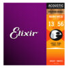 מיתרים לגיטרה אקוסטית אליקסיר - 13-56 -  Elixir 16102 NANOWEB Phosphor Bronze