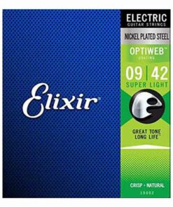 מיתרים לגיטרה חשמלית אליקסיר - 9-42 -  Elixir OPTIWEB 19002 Nickel Plated Steel