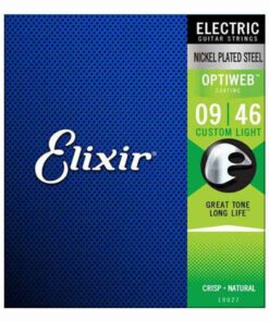 מיתרים לגיטרה חשמלית אליקסיר - 09-46 -  Elixir 19027 OPTIWEB Nickel Plated Steel