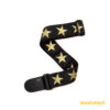 רצועה לגיטרה כוכב מוזהב דדריו - Daddario 20T05 Planet Waves, Gold Star Guitar Strap