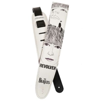 רצועה לגיטרה ביטלס ריבולבר דדריו - Daddario 25LB04 Planet Waves, Beatles Guitar Strap, Revolver