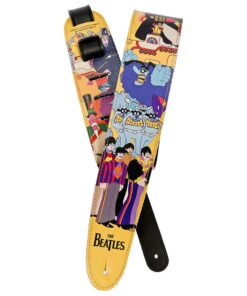 רצועה לגיטרה ביטלס צוללת צהובה דדריו - Daddario 25LB06 Planet Waves, Beatles Guitar Strap, Yellow Submarine