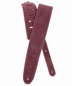 רצועה לגיטרה זמש בורגונדי דדריו - Daddario 25SS03-DX Planet Waves, Burgundy Suede Guitar Strap