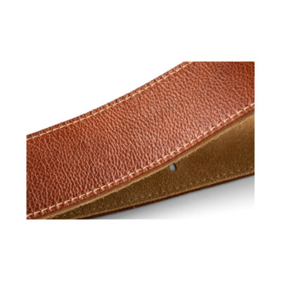 ⁦רצועה לגיטרה עור חום טיילור Taylor Strap 4100-25 ,Suede Back Strap Leather⁩ – תמונה ⁦4⁩