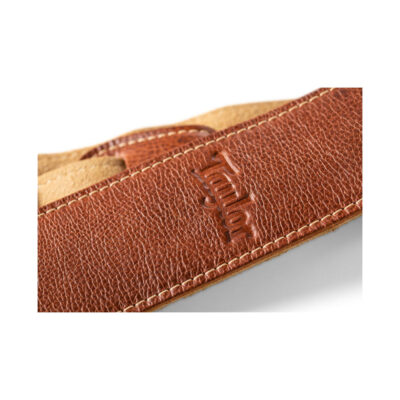 ⁦רצועה לגיטרה עור חום טיילור Taylor Strap 4100-25 ,Suede Back Strap Leather⁩ – תמונה ⁦5⁩