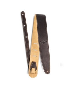 רצועה לגיטרה עור חום שוקולד טיילור Taylor Strap 4101-25 ,Suede Back Strap Leather