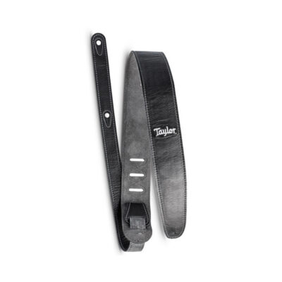 רצועה לגיטרה עור שחור טיילור Taylor Strap 4102-25 ,Suede Back Strap Leather