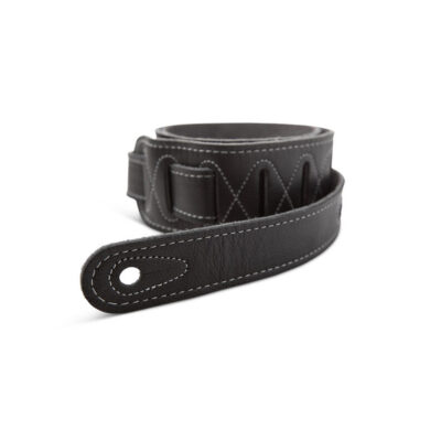⁦רצועה לגיטרה עור שחור טיילור Taylor Strap 4102-25 ,Suede Back Strap Leather⁩ – תמונה ⁦4⁩