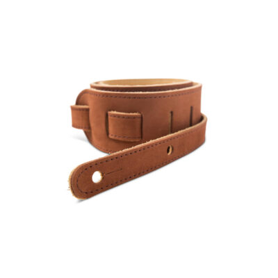 ⁦רצועה לגיטרה עור זמש חום משופשף טיילור Taylor Strap 4103-25 ,Sanded Suede Gemstone Strap⁩ – תמונה ⁦6⁩