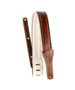 רצועה לגיטרה עור חום קרם טיילור Taylor Strap 4105-25 ,Renaissance Strap Leather
