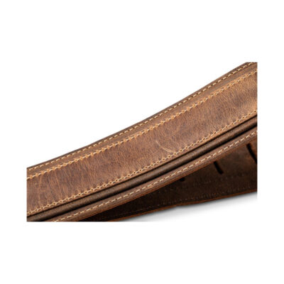 ⁦רצועה לגיטרה עור חום כהה טיילור Taylor Strap 4109-25 ,Wings Strap Leather⁩ – תמונה ⁦5⁩