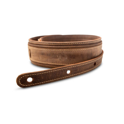 ⁦רצועה לגיטרה עור חום כהה טיילור Taylor Strap 4109-25 ,Wings Strap Leather⁩ – תמונה ⁦6⁩
