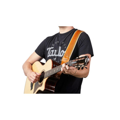 ⁦רצועה לגיטרה עור פלמינו טיילור Taylor Strap 4112-25 ,Reflections Strap Leather⁩ – תמונה ⁦3⁩