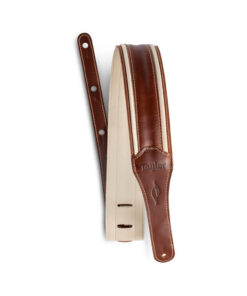 רצועה לגיטרה עור חום קרם טיילור Taylor Strap 4113-25 ,Element Strap Leather
