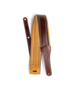 רצועה לגיטרה עור שחור חמאה טיילור Taylor Strap 4116-25 ,Cordovan Leather