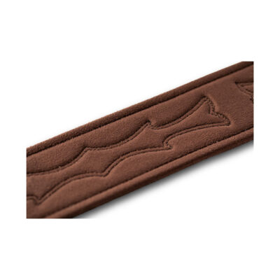 ⁦רצועה לגיטרה דמוי עור חום עם ריקוע טיילור Taylor Strap 4202-27 ,Vegan Leather Strap⁩ – תמונה ⁦7⁩