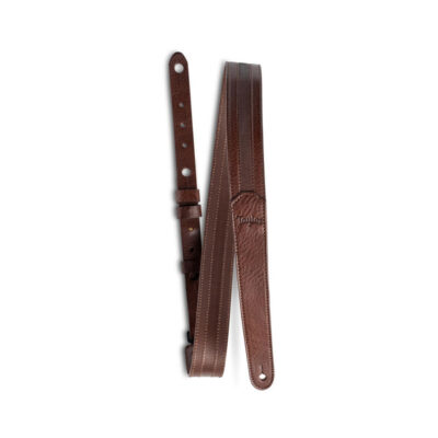 רצועה לגיטרה עור דקה חום שוקולד טיילור Taylor Strap 4205-15 ,Slim Strap Leather