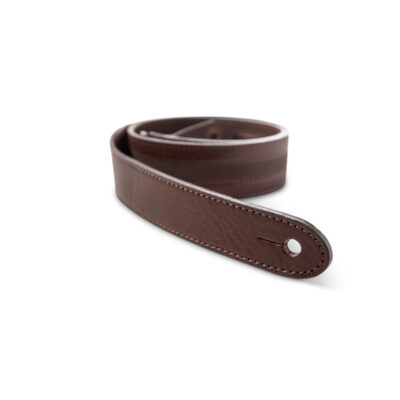 ⁦רצועה לגיטרה עור דקה חום שוקולד טיילור Taylor Strap 4205-15 ,Slim Strap Leather⁩ – תמונה ⁦7⁩