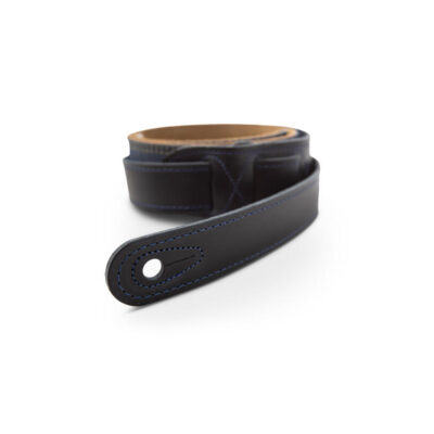 ⁦רצועה לגיטרה עור ג'ינס טיילור Taylor Strap 4301-20 ,Blue Denim Strap⁩ – תמונה ⁦7⁩