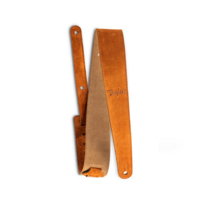 רצועה לגיטרה עור זמש דבש בעיטור רקמה טיילור Taylor Strap 4402-25 ,Embroidered Suede