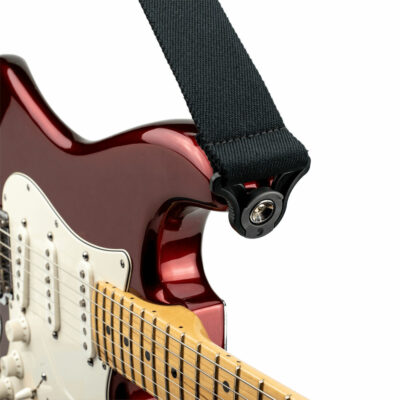 ⁦רצועה מהודרת עם נועלים לגיטרה דדריו - Daddario 50BAL05 Planet Waves , Auto Lock Skater Black⁩ – תמונה ⁦4⁩