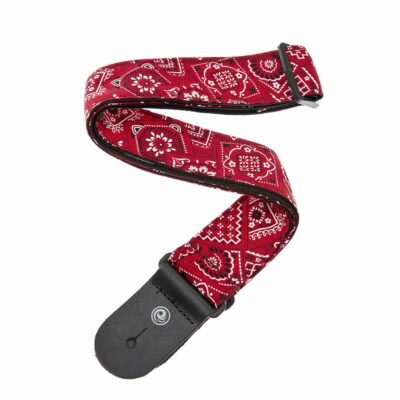 רצועה לגיטרה דדריו - Daddario 50G02 Planet Waves Strap, Bandana Red