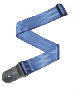 רצועה כחולה בד חגורת בטיחות לגיטרה דדריו - Daddario Planet Waves 50SB02 Seat Belt Guitar Strap, Blue