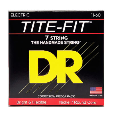 מיתרים לגיטרה 7 חשמלית די.אר - 11-60 - DR EH7-11 Tite Fit 7-String - Nickel / Round Core