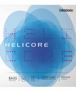 מיתרים לקונטרבס דדריו - Daddario Helicore Hybrid PIZZICATO BASS String Set HP610 3/4M