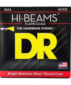 מיתרים לגיטרה בס די.אר - 45-105 - DR LMR-45 Hi-Beam Bass Medium-XL Scale Bright Stainless Steel
