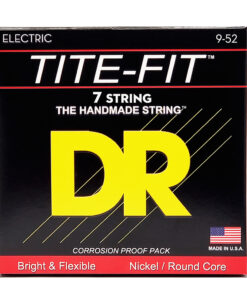 מיתרים לגיטרה 7 חשמלית די.אר - 9-52 - DR LT7-9 Tite Fit 7-String - Nickel / Round Core