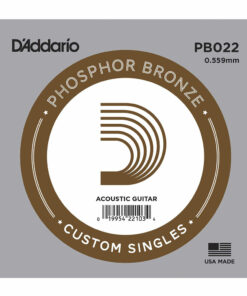 מיתר בודד לגיטרה אקוסטית דדריו - Daddario PB022 PHOSPHOR BRONZE Single - 022