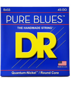 מיתרים לגיטרה בס 5 מיתרים די.אר - 45-130 - DR PB5-130 Pure Blues Quantum Nickel 5Strings