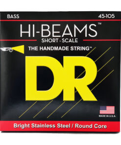 מיתרים לגיטרה בס די.אר - 45-105 - DR SMR-45 Hi-Beam Short Scale Bass Bright Stainless Steel