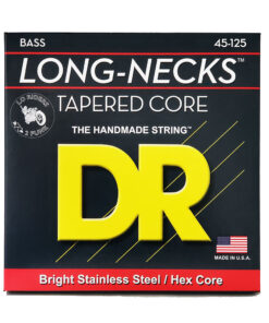 מיתרים לגיטרה בס 5 מיתרים די.אר - 45-125 - DR TMH5-45 Long Necks Tapered 5String