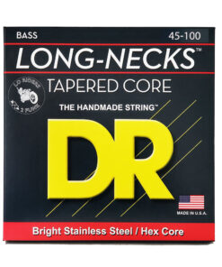 מיתרים לגיטרה בס די.אר - 45-100 - DR TMLH-45 Long Necks Tapered