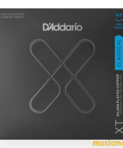 מיתרים לגיטרה קלאסית דדריו - Daddario XTC46TT Silver Plated Copper Hard Tension