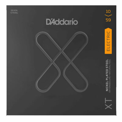 מיתרים לגיטרה חשמלית דדריו 7 מיתרים - 10-59 - D'Addario XTE1059 Coated Nickel Wound