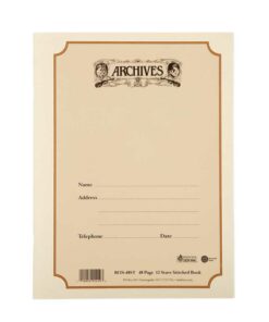 מחברת תווים 12 שורות 48 עמודים גודל A4 דדריו - D'Addario ARCHIVES B12S-48ST Manuscript Book