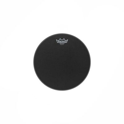 עור עליון/תחתון לטם-טם או לסנר רמו -"REMO BA-0812-ES AMBASSADOR Black Suede 12