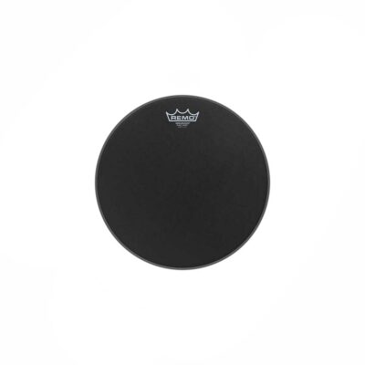 עור עליון/תחתון לטם-טם או לסנר רמו -"REMO BA-0813-ES AMBASSADOR Black Suede 13