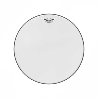 עור עליון/תחתון לטם-טם רמו -"REMO BA-0818-WS AMBASSADOR White Suede 18