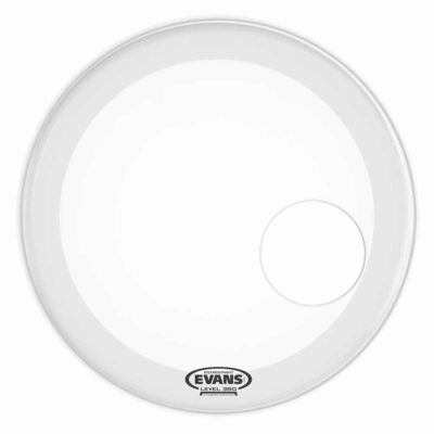 עור חיצוני לתוף בס אוונס - Evans BD22RSW EQ3 Resonant 22" Smooth White