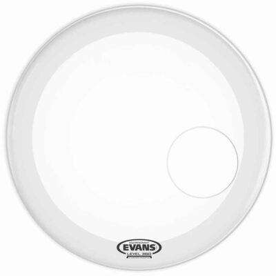 עור חיצוני לתוף בס אוונס - Evans BD26RSW EQ3 Resonant 26" Smooth White