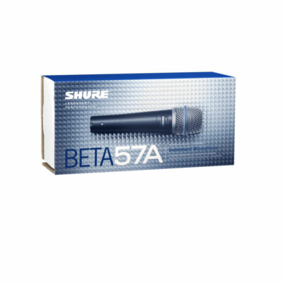 ⁦מיקרופון דינמי שור - Shure BETA 57A Vocal Microphone - שנתיים אחריות יבואן רשמי.⁩ – תמונה ⁦3⁩