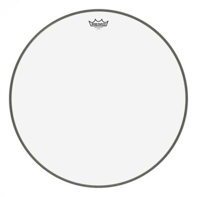 עור פנימי/חיצוני לתוף בס רמו -"REMO BR-1322-00 AMBASSADOR Clear 22