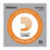 מיתר בודד לגיטרה אקוסטית דדריו - Daddario BW025 80/20 Bronze Wound Single - 025